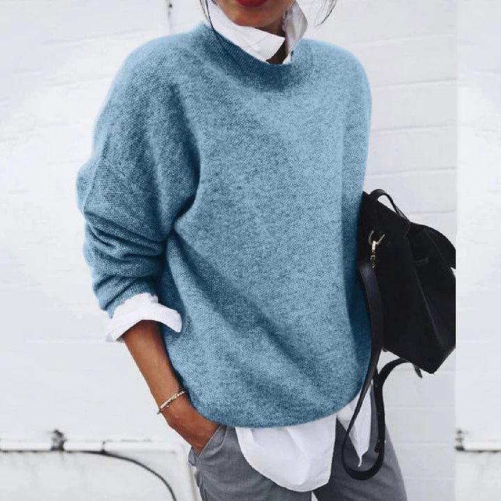 Freja | Mjuk oversize-tröja med rund hals