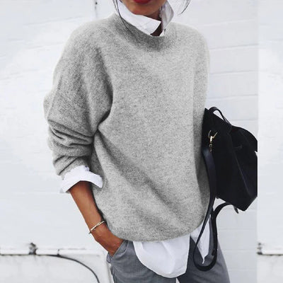 Freja | Mjuk oversize-tröja med rund hals