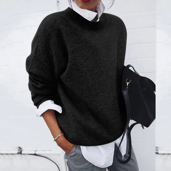 Freja | Mjuk oversize-tröja med rund hals