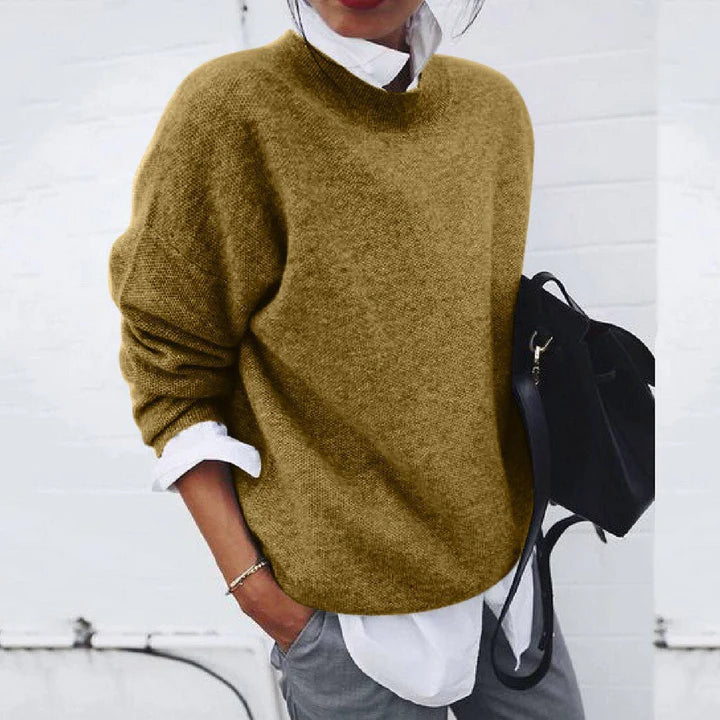 Freja | Mjuk oversize-tröja med rund hals